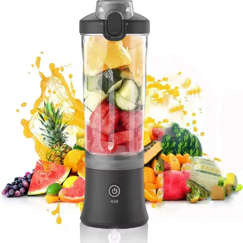 Portable Mini Electric Juicer Blender – USB Rechargeable