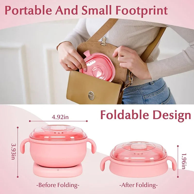 Portable Silicone Wax Warmer – Mini Hair Removal Wax Heater