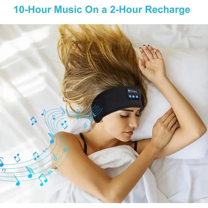 Bluetooth Sleeping Headband Headphones – Wireless Music Eye Mask