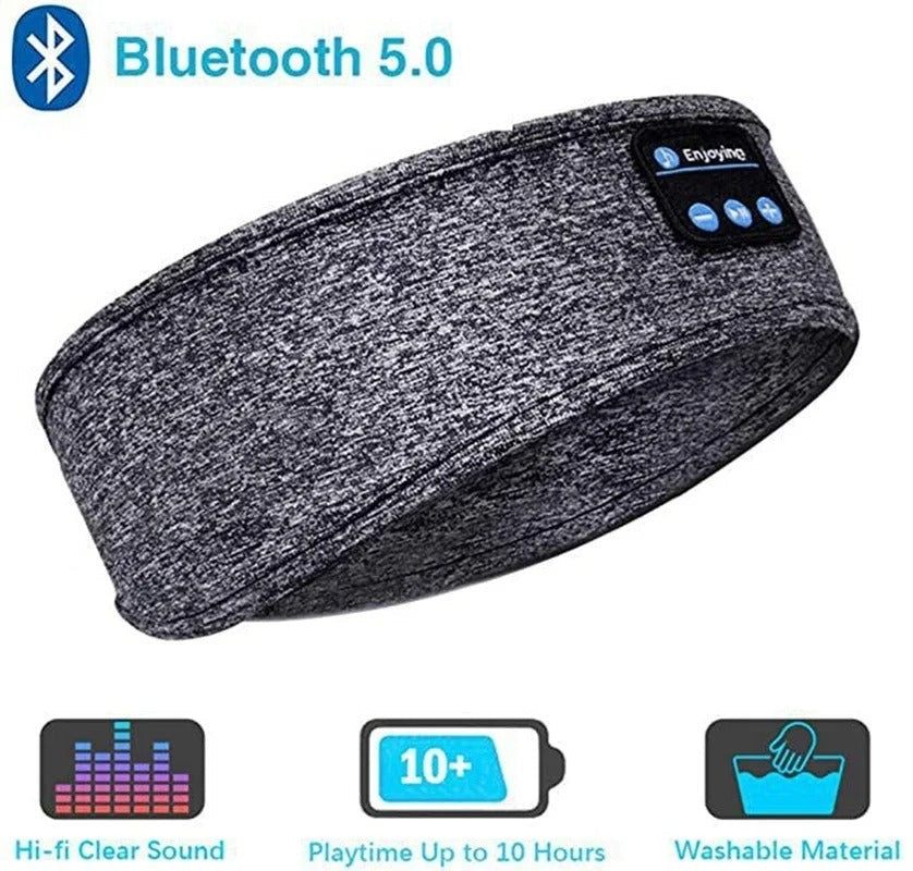 Bluetooth Sleeping Headband Headphones – Wireless Music Eye Mask