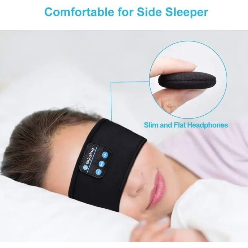 Bluetooth Sleeping Headband Headphones – Wireless Music Eye Mask
